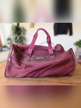 Samsonite Men's Burgundy Travel Duffel Bag